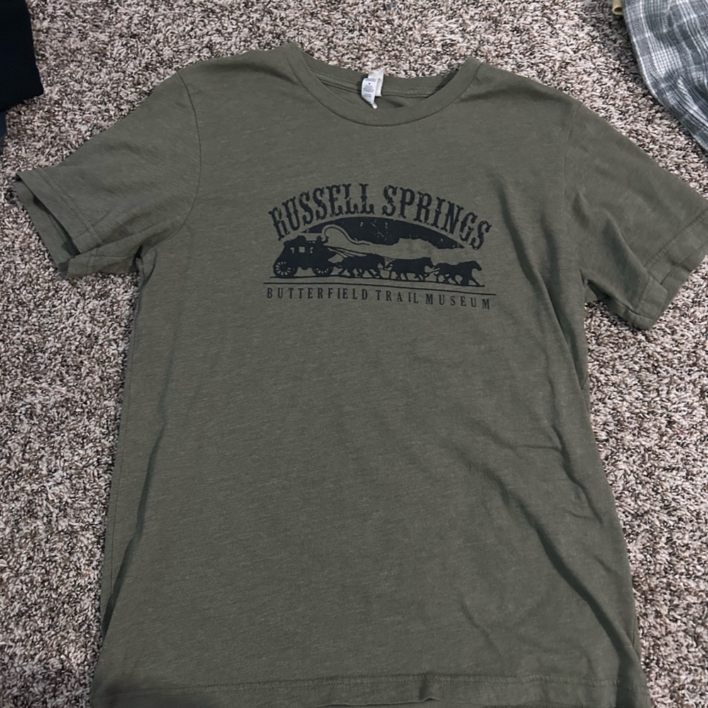 Bella Canvas Olive Green Graphic Tee